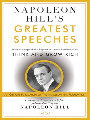 cover image of Napoleon Hill's Greatest Speeches